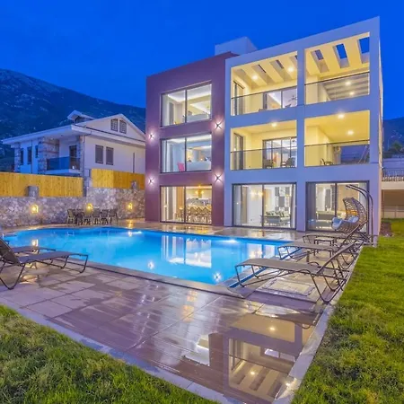 Private Luxury With Large Pool, Jacuzzi And Barbecue In Oeluedeniz Willa