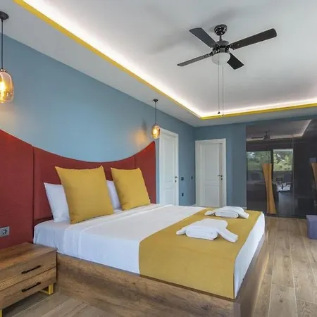 Private Luxury With Large Pool, Jacuzzi And Barbecue In Oeluedeniz Villa Fethiye