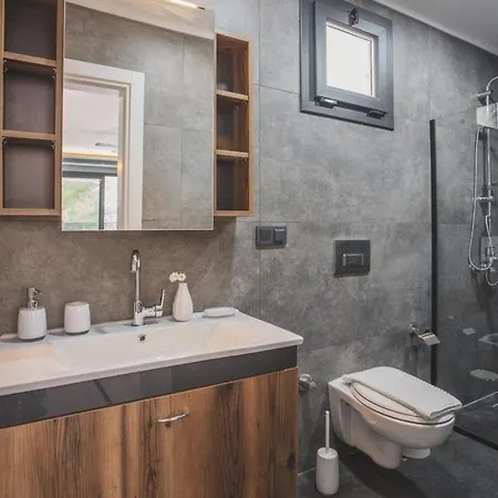 Villa Private Luxury With Large Pool, Jacuzzi And Barbecue In Oeluedeniz