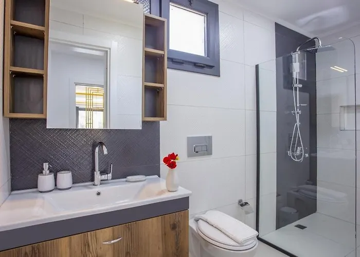 Вилла Private Luxury With Large Pool, Jacuzzi And Barbecue In Oeluedeniz