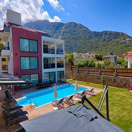 Private Luxury With Large Pool, Jacuzzi And Barbecue In Oeluedeniz Villa *