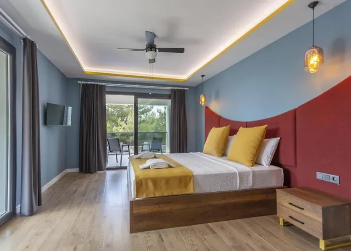 Private Luxury With Large Pool, Jacuzzi And Barbecue In Oeluedeniz